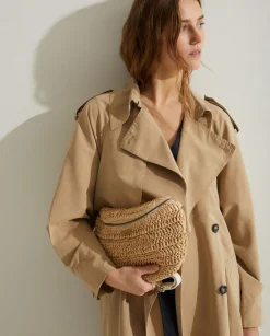 YERSE Jackets And Blazers^Long Double-Breasted Raincoat Camel