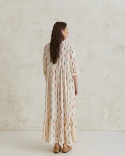 YERSE Dresses And Jumpsuits^Long Print Dress Ecru