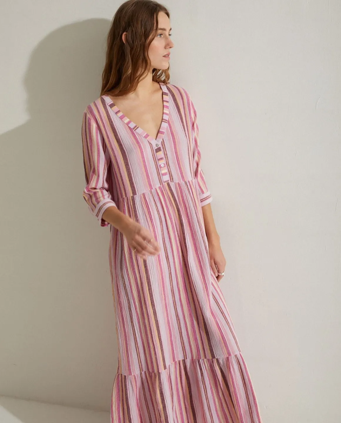YERSE Dresses And Jumpsuits^Long Print Dress Malva