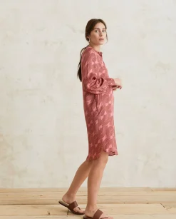 YERSE Dresses And Jumpsuits^Long-Sleeve Sateen Dress Pink
