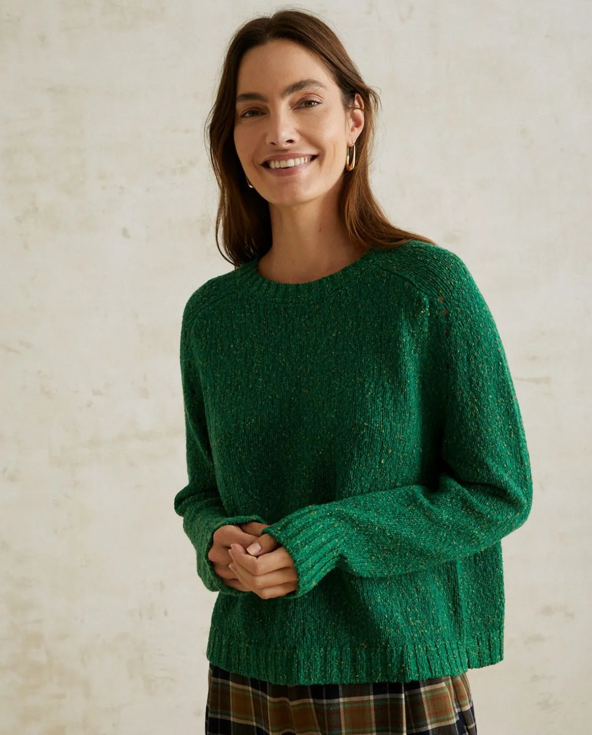 YERSE Sweaters & Cardigans^Marbled Knitted Jumper Green