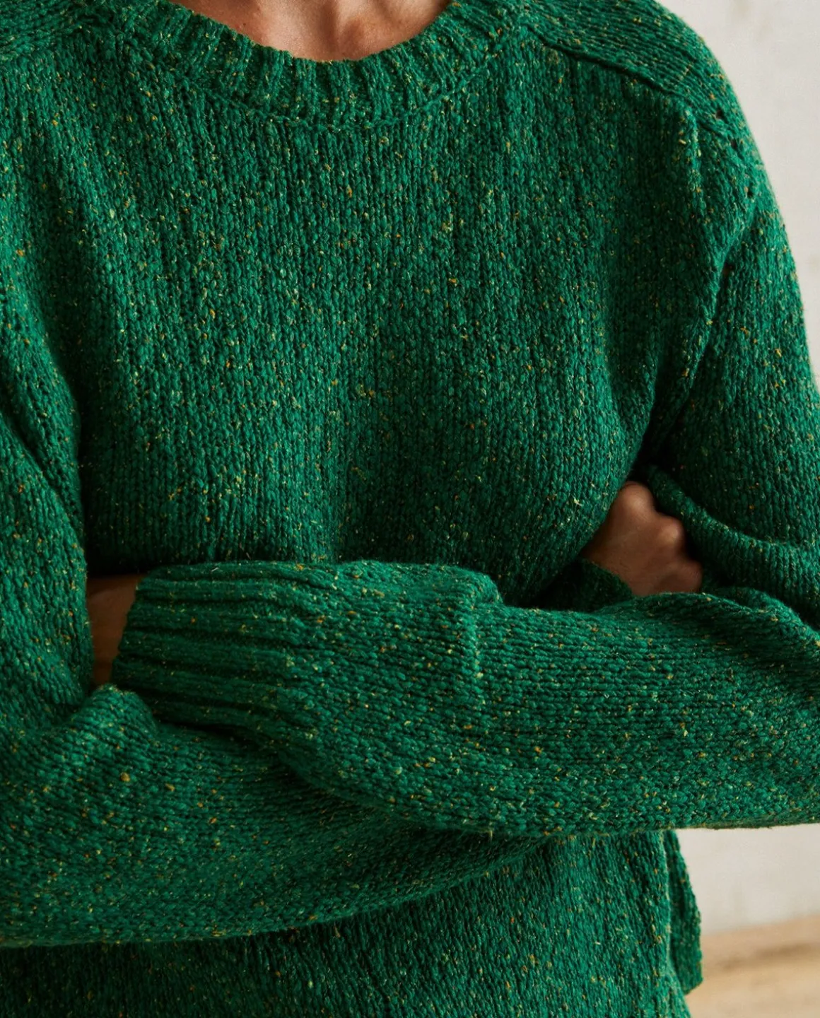 YERSE Sweaters & Cardigans^Marbled Knitted Jumper Green