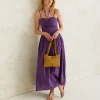 YERSE Bags^Metallic Crochet Bag Gold