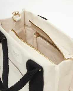 YERSE Bags^Mini Shopper Bag Ecru