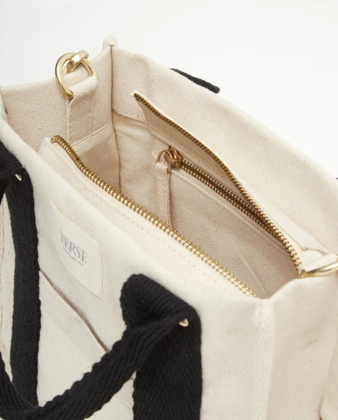 YERSE Bags^Mini Shopper Bag Ecru