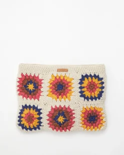 YERSE Bags^Multicoloured Crochet Toiletry Bag