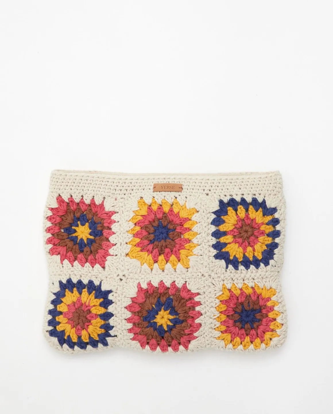 YERSE Bags^Multicoloured Crochet Toiletry Bag