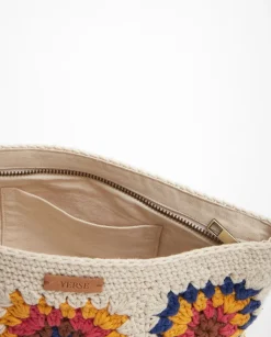 YERSE Bags^Multicoloured Crochet Toiletry Bag
