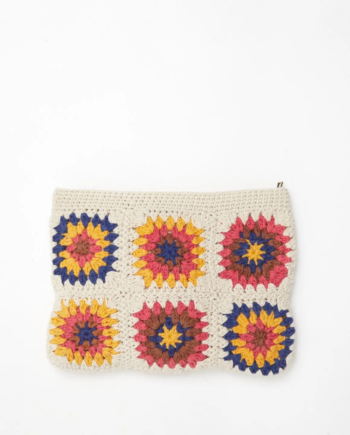 YERSE Bags^Multicoloured Crochet Toiletry Bag