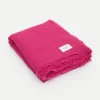 YERSE Beachwear^Muslin Towel Fuchsia