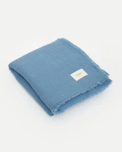 YERSE Beachwear^Muslin Towel Indigo