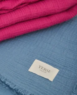 YERSE Beachwear^Muslin Towel Indigo