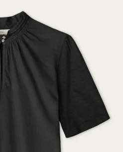 YERSE Shirts And Blouses^Organic-Cotton Blouse Navy
