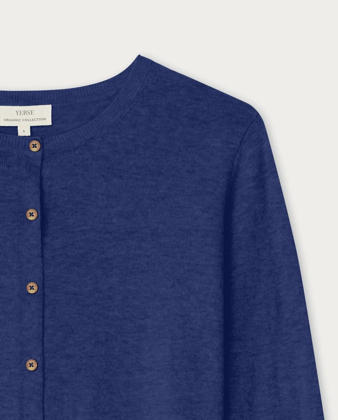 YERSE Sweaters & Cardigans^Organic-Cotton Cardigan Navy