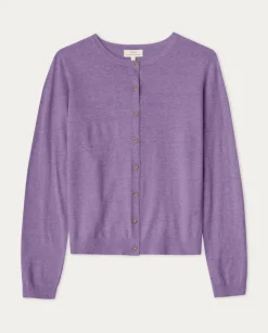 YERSE Sweaters & Cardigans^Organic-Cotton Cardigan Purple
