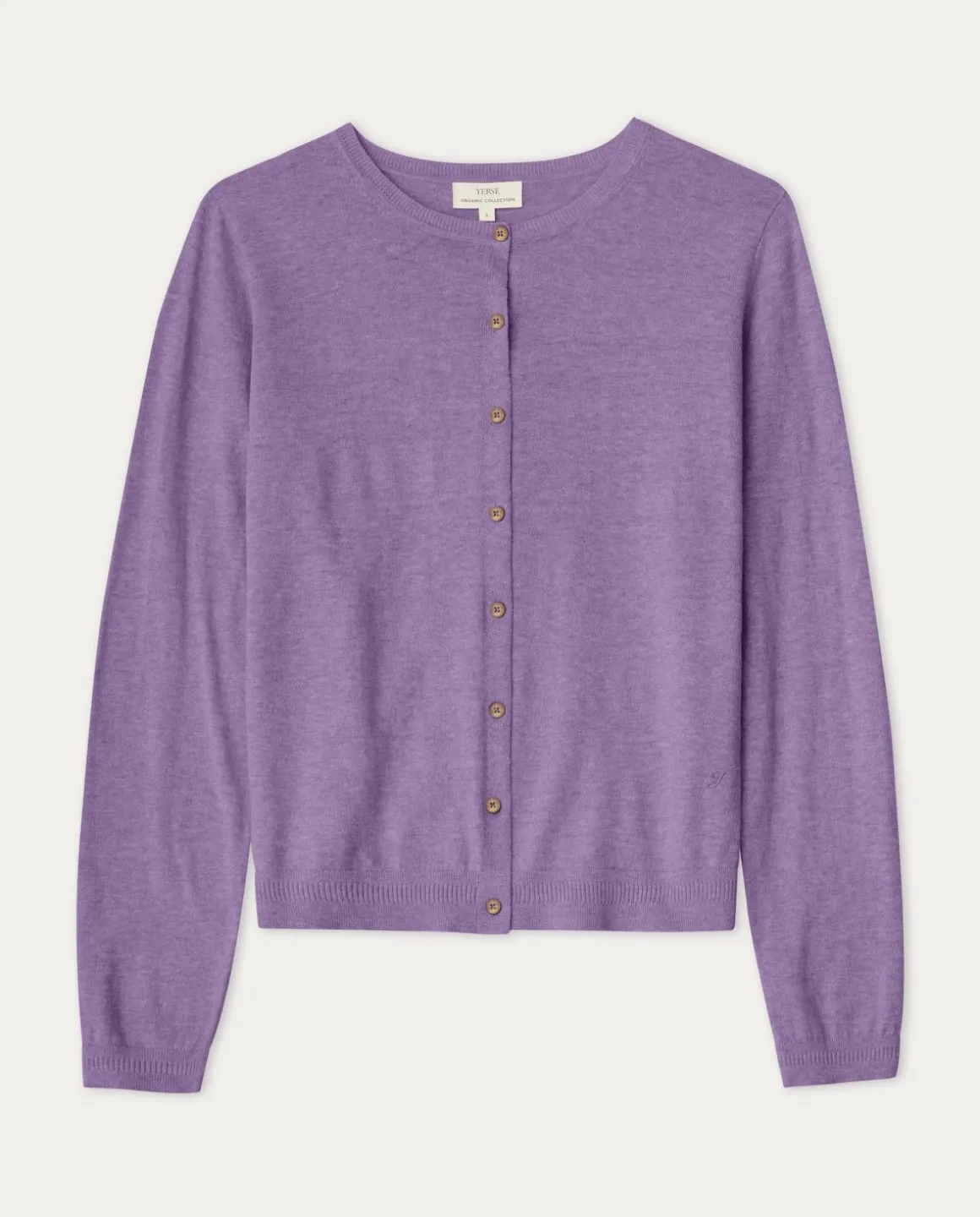YERSE Sweaters & Cardigans^Organic-Cotton Cardigan Purple