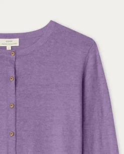 YERSE Sweaters & Cardigans^Organic-Cotton Cardigan Purple