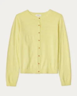 YERSE Sweaters & Cardigans^Organic-Cotton Cardigan Yellow