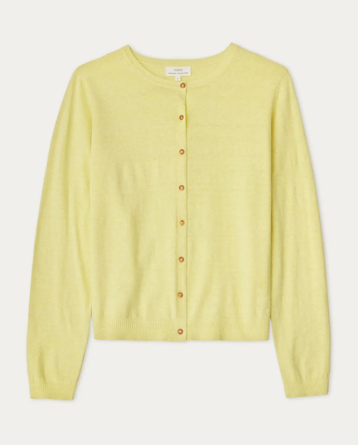 YERSE Sweaters & Cardigans^Organic-Cotton Cardigan Yellow