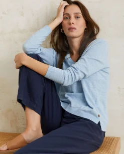 YERSE Sweaters & Cardigans^Organic-Cotton Sweater Blue