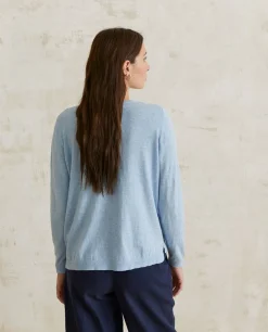 YERSE Sweaters & Cardigans^Organic-Cotton Sweater Blue