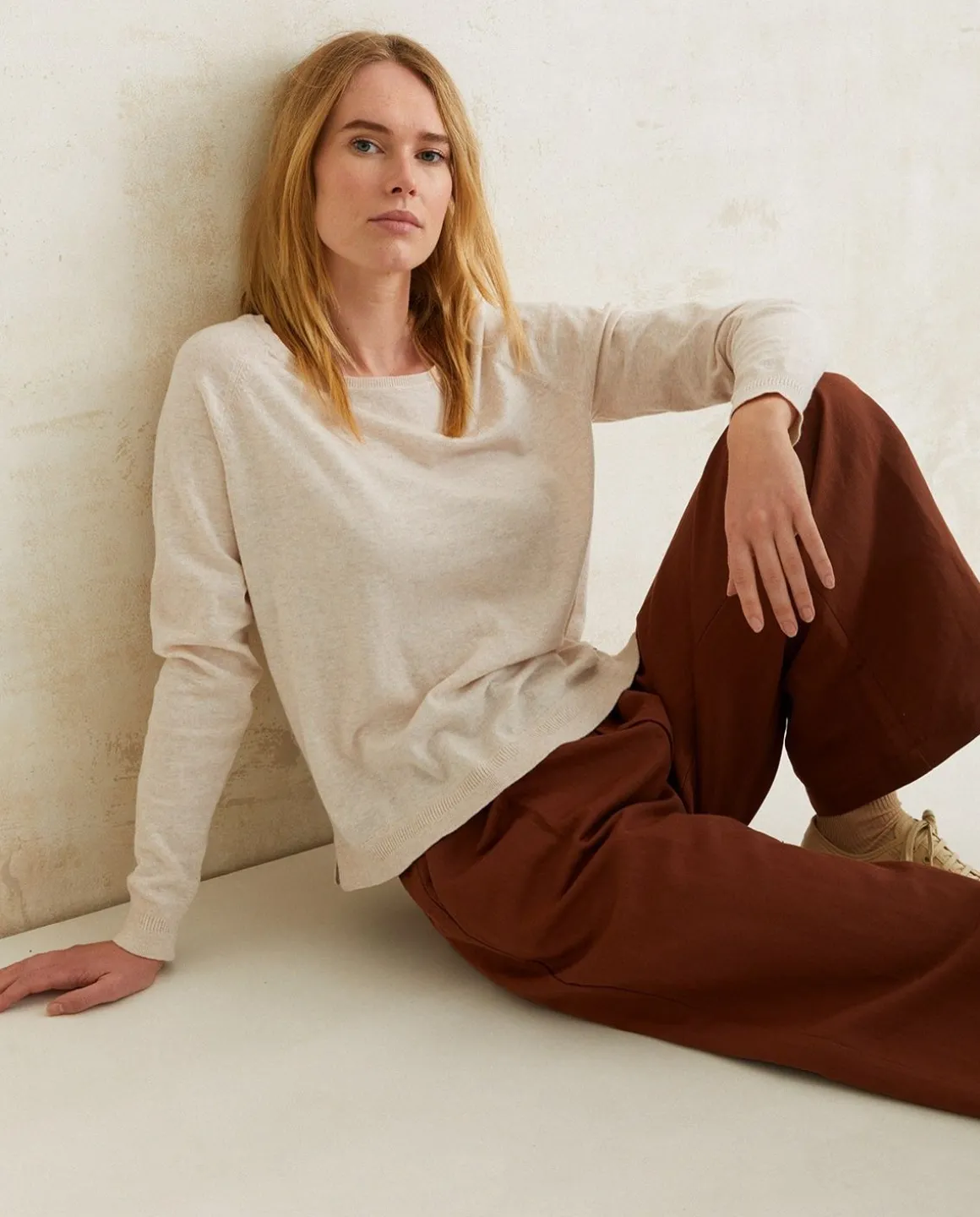 YERSE Sweaters & Cardigans^Organic-Cotton Sweater Natural
