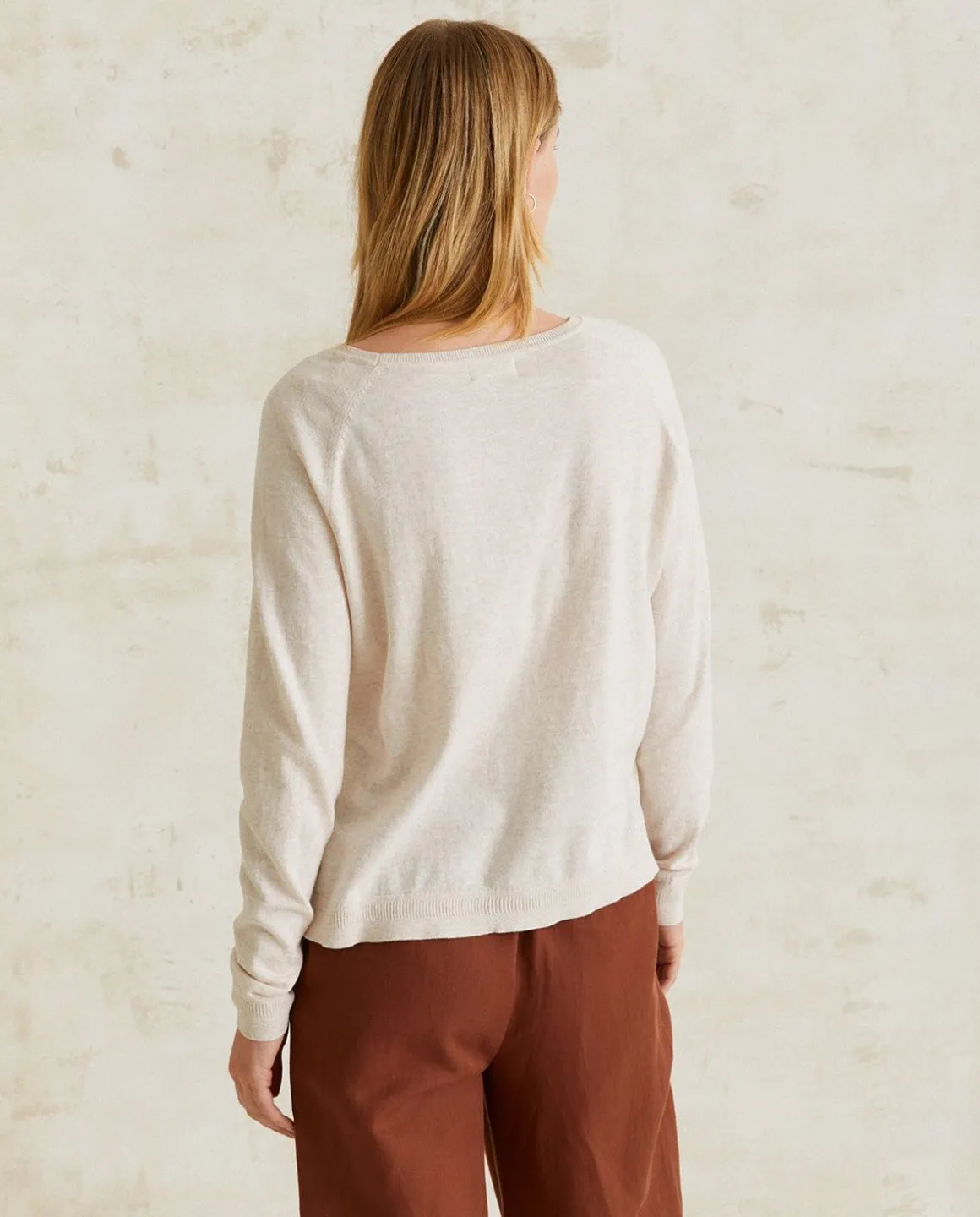 YERSE Sweaters & Cardigans^Organic-Cotton Sweater Natural
