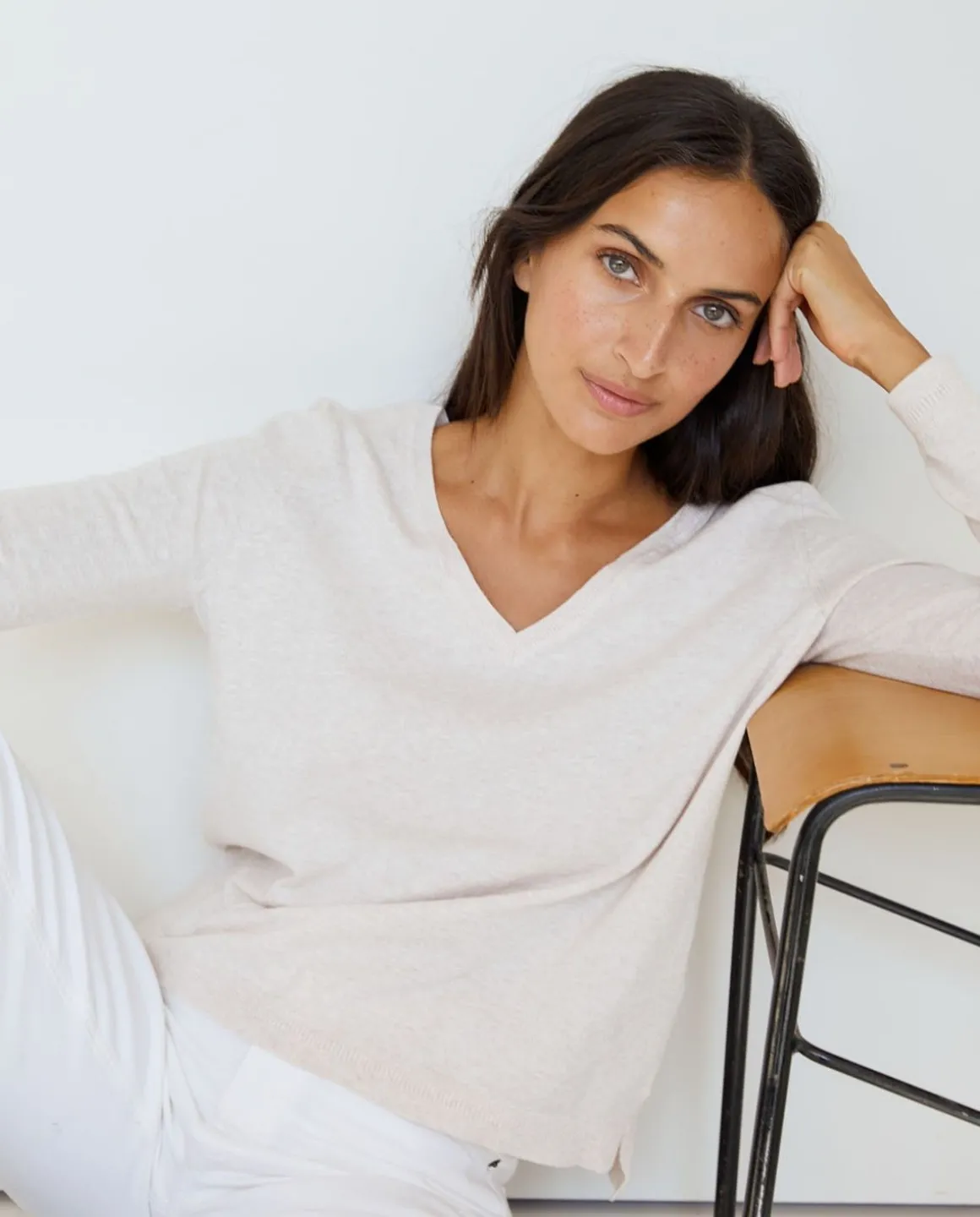 YERSE Sweaters & Cardigans^Organic-Cotton Sweater Natural