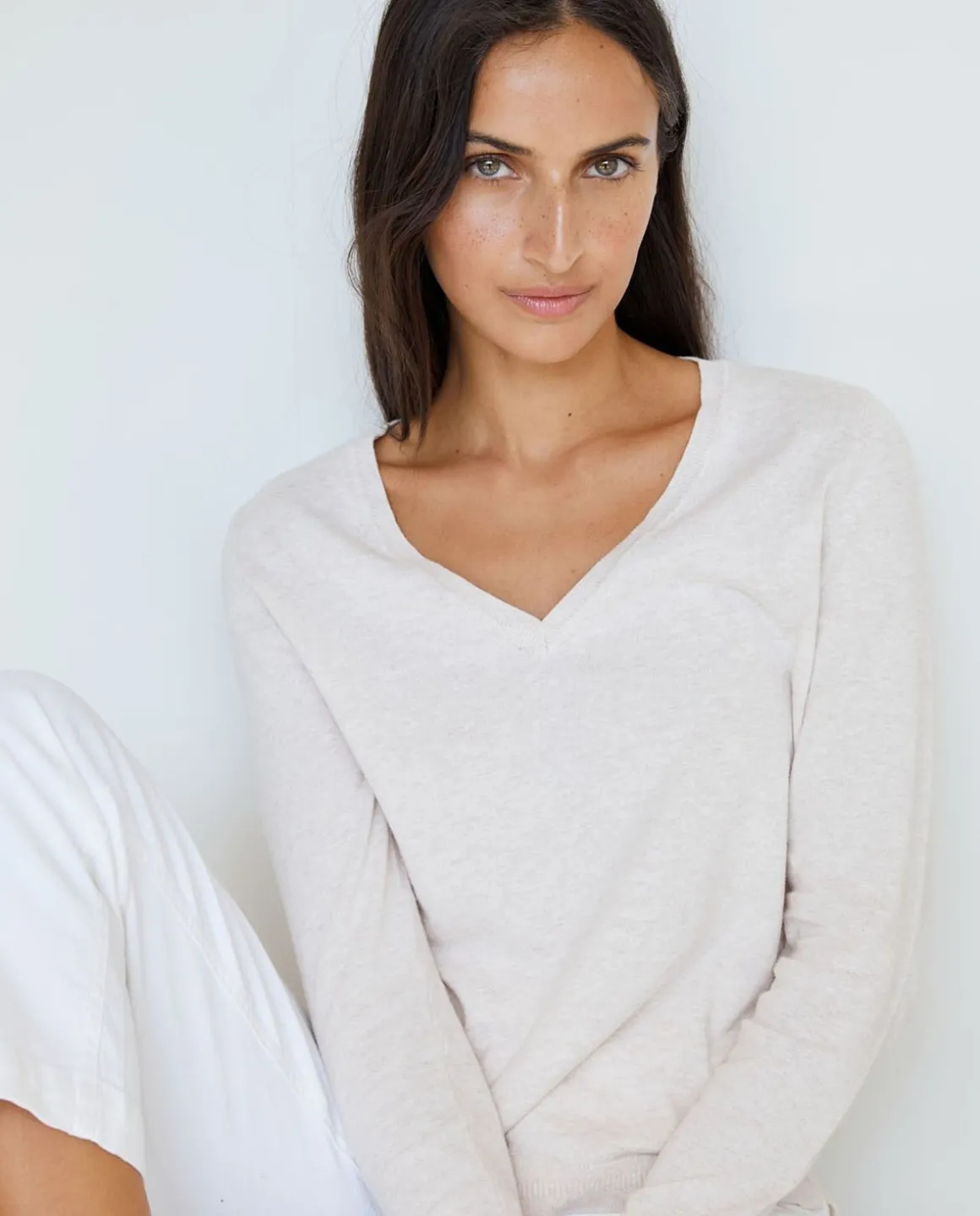 YERSE Sweaters & Cardigans^Organic-Cotton Sweater Natural