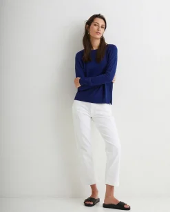 YERSE Sweaters & Cardigans^Organic-Cotton Sweater Navy