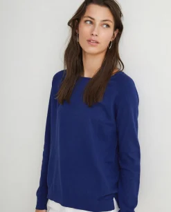 YERSE Sweaters & Cardigans^Organic-Cotton Sweater Navy