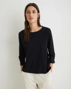 YERSE T- Shirts And Tops^Organic-Cotton T-Shirt Black