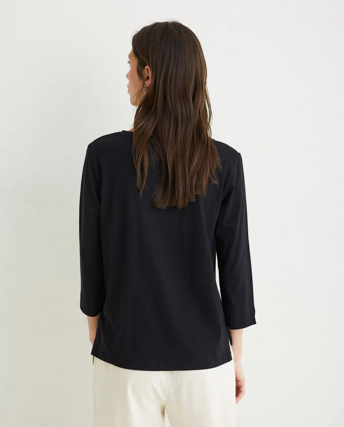 YERSE T- Shirts And Tops^Organic-Cotton T-Shirt Black