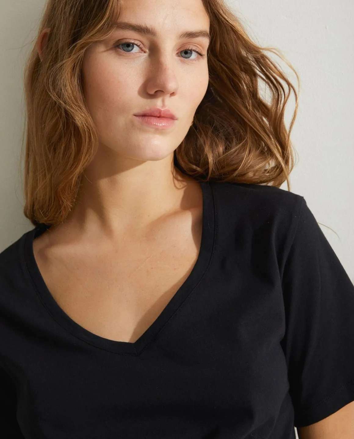 YERSE T- Shirts And Tops^Organic-Cotton T-Shirt Black