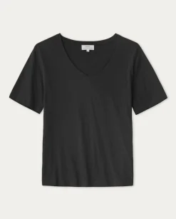 YERSE T- Shirts And Tops^Organic-Cotton T-Shirt Black