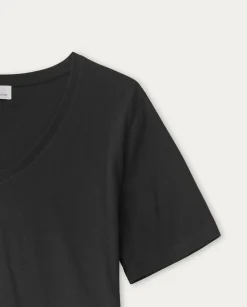 YERSE T- Shirts And Tops^Organic-Cotton T-Shirt Black