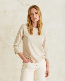 YERSE T- Shirts And Tops^Organic-Cotton T-Shirt Ecru