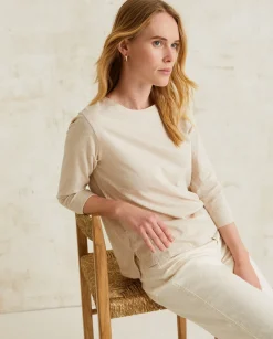 YERSE T- Shirts And Tops^Organic-Cotton T-Shirt Ecru