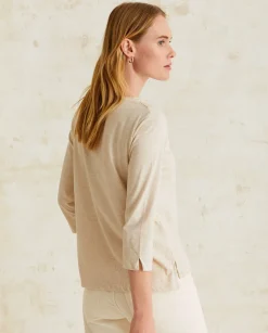 YERSE T- Shirts And Tops^Organic-Cotton T-Shirt Ecru