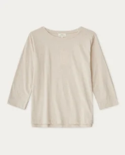 YERSE T- Shirts And Tops^Organic-Cotton T-Shirt Ecru