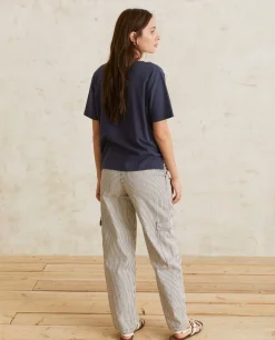 YERSE T- Shirts And Tops^Organic-Cotton T-Shirt Navy