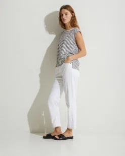 YERSE T- Shirts And Tops^Organic-Cotton T-Shirt Navy Stripes