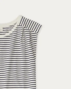 YERSE T- Shirts And Tops^Organic-Cotton T-Shirt Navy Stripes