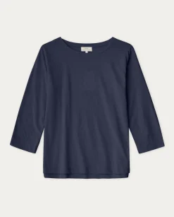 YERSE T- Shirts And Tops^Organic-Cotton T-Shirt Navy