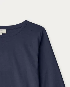 YERSE T- Shirts And Tops^Organic-Cotton T-Shirt Navy