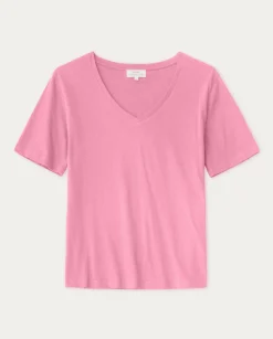 YERSE T- Shirts And Tops^Organic-Cotton T-Shirt Pink