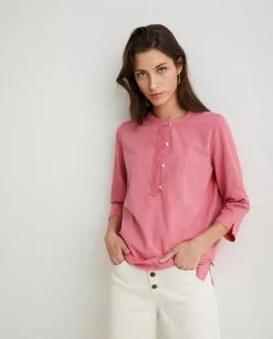 YERSE Shirts And Blouses^Organic-Cotton T-Shirt Pink