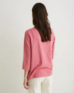 YERSE Shirts And Blouses^Organic-Cotton T-Shirt Pink