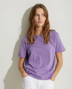 YERSE T- Shirts And Tops^Organic-Cotton T-Shirt Purple