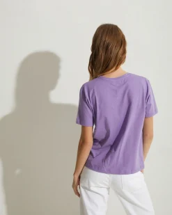 YERSE T- Shirts And Tops^Organic-Cotton T-Shirt Purple